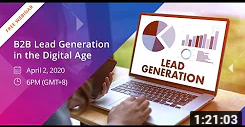 [Webinar] B2B Lead Generation in the Digital Age