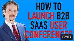 He Helps B2B SaaS CEO’s Launch User Conferences