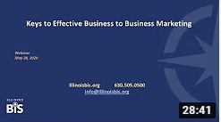 Webinar Keys to Effective B2B Marketing