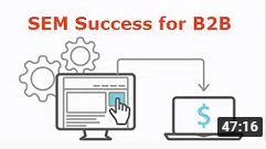 Webinar SEM Success for B2B